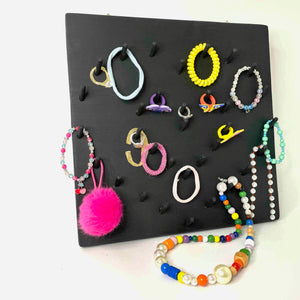 Jewelry storage, wooden wall display - Theca S5